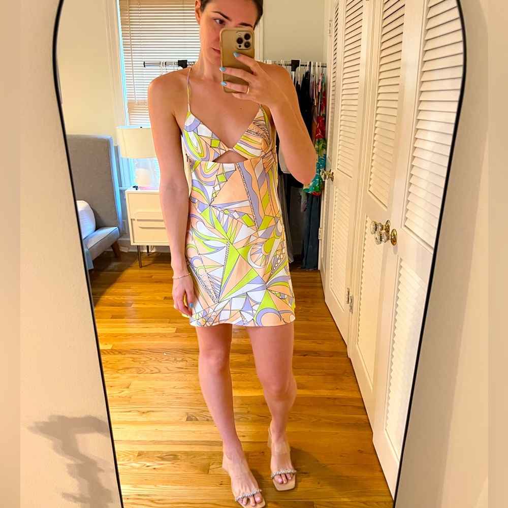 Geometric Zara mini dress - size small